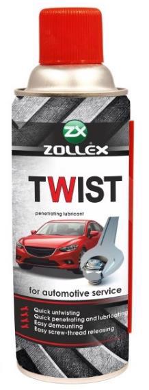 Смазка ZOLLEX TWIST Жидкий ключ 450мл 15092 /аэрозоль/